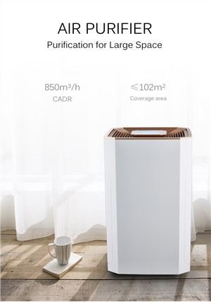 Purifikatur tal-Arja għall-Użu tad-Dar bl-HEPA u l-Karbonju