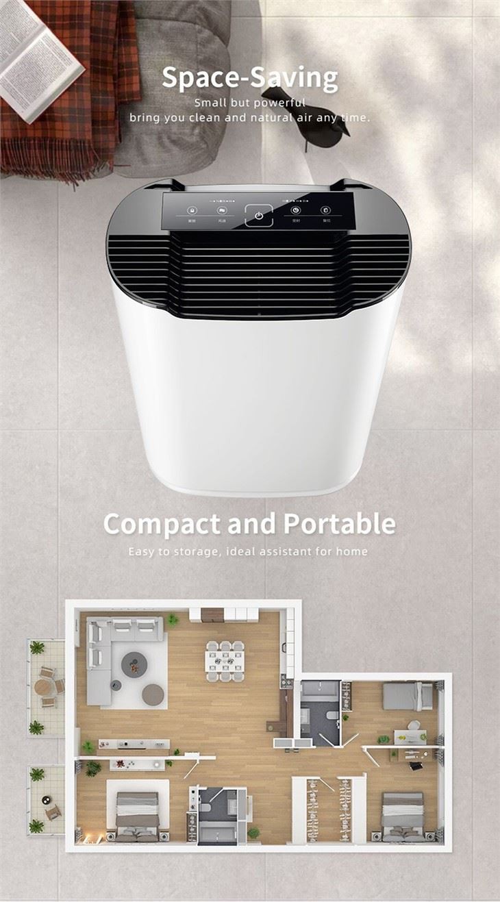BKJ-215 Home Air Purifier Multi Functions