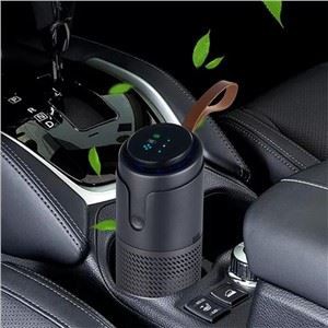 PM2.5 Ionizer Filtru Arja Cleaner Żgħir Attiva Karbonju HEPA Ożonu Purifikatur ta 'Ajru Portable Mini USB UVC Anjoni Car Air Purifikatur